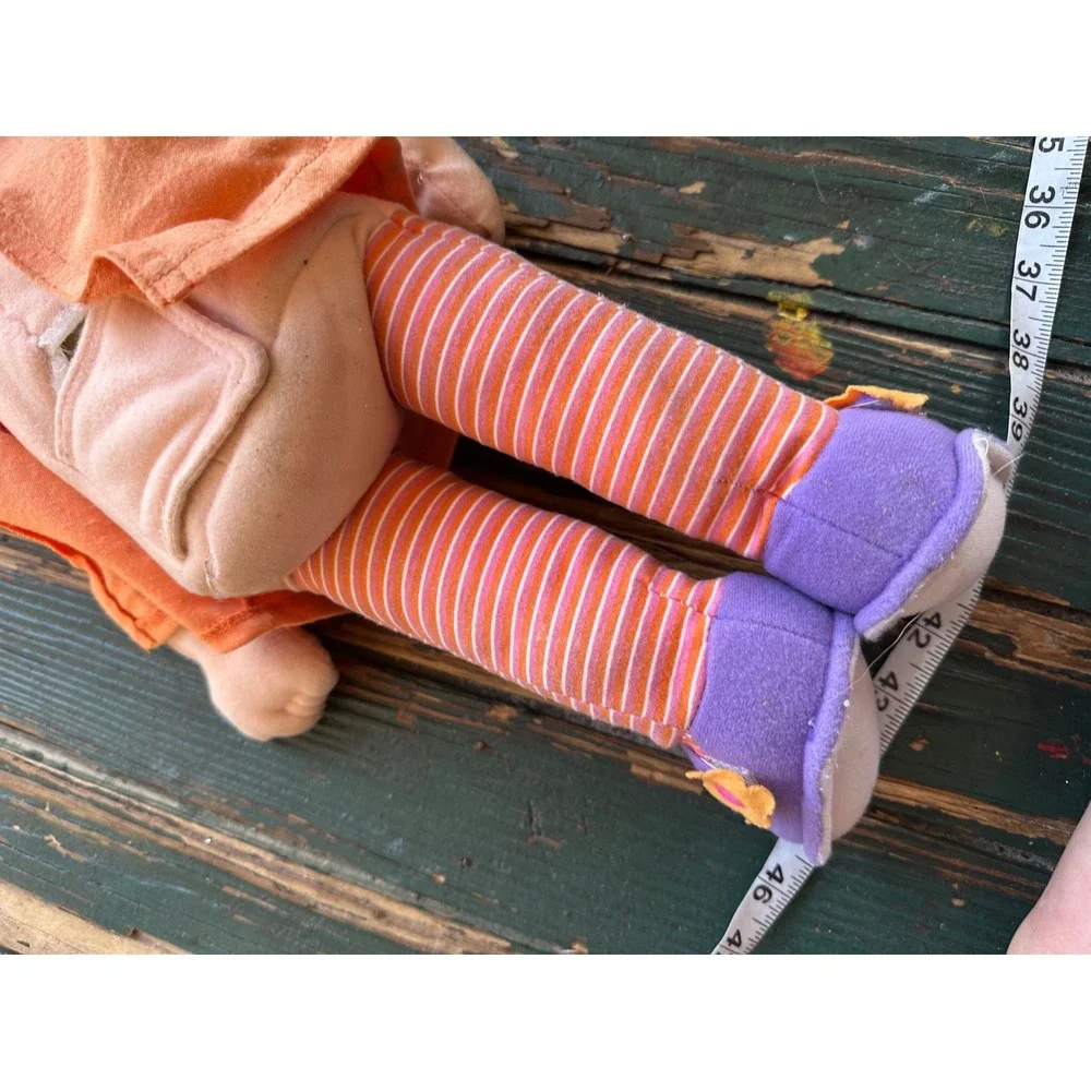 Maggie raggy gabby  doll Orange Shirt Striped Leggings 13 Inch
